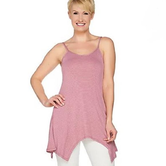💜3/25💜LOGO Lori Goldstein 18/20 CAMI TUNIC TOP